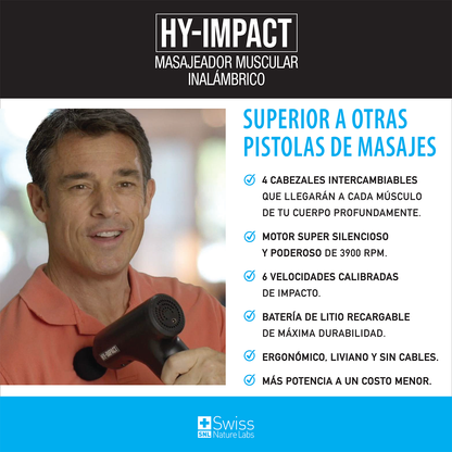 HY-IMPACT Masajeador Terapia Percusión