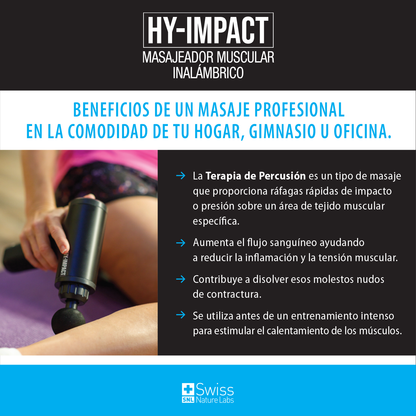 HY-IMPACT Masajeador Terapia Percusión