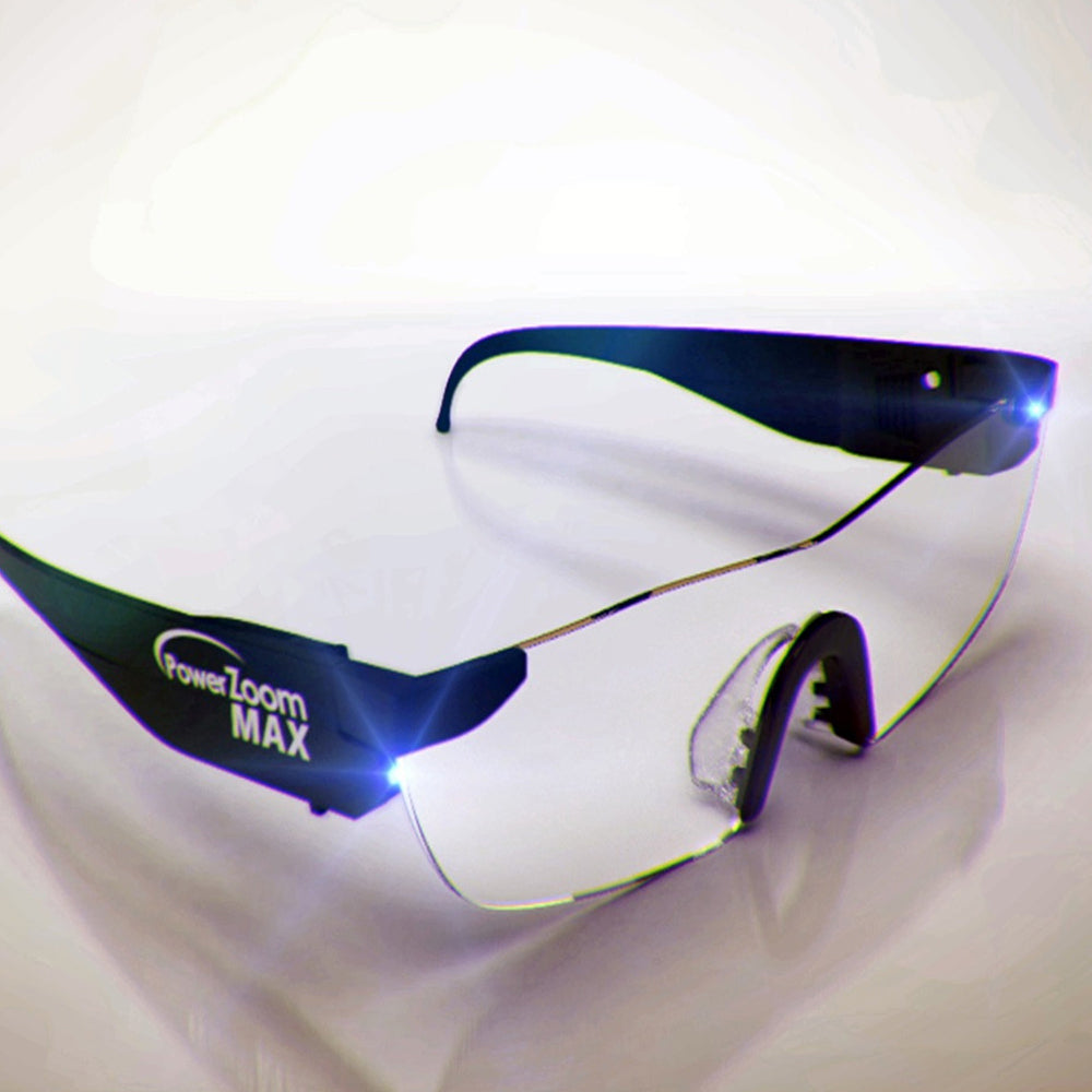 Power Zoom Max Gafas Aumento con luz LED