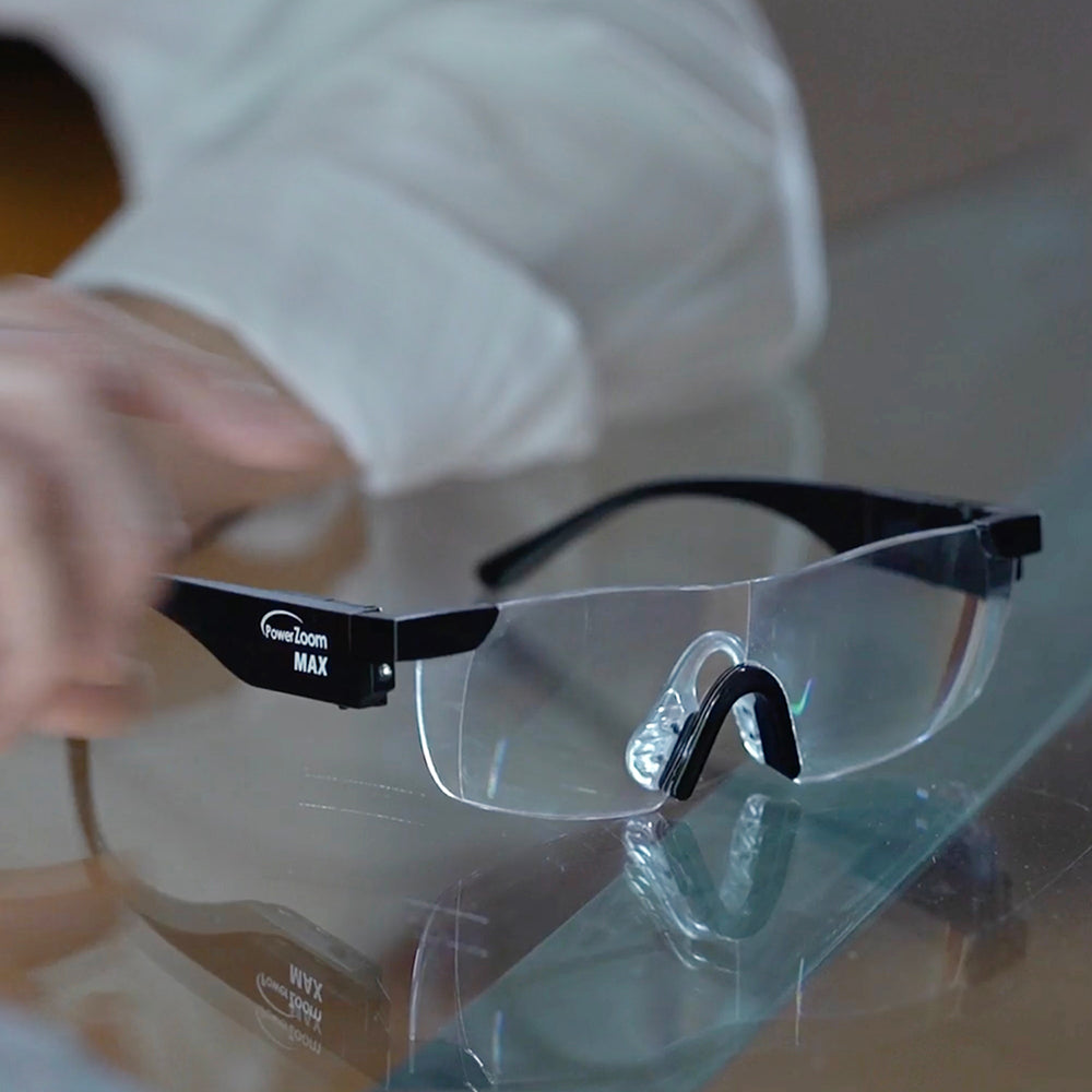 Power Zoom Max Gafas Aumento con luz LED