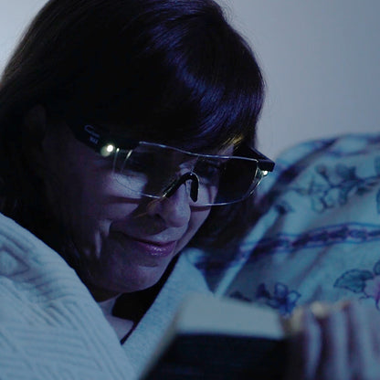 Power Zoom Max Gafas Aumento con luz LED