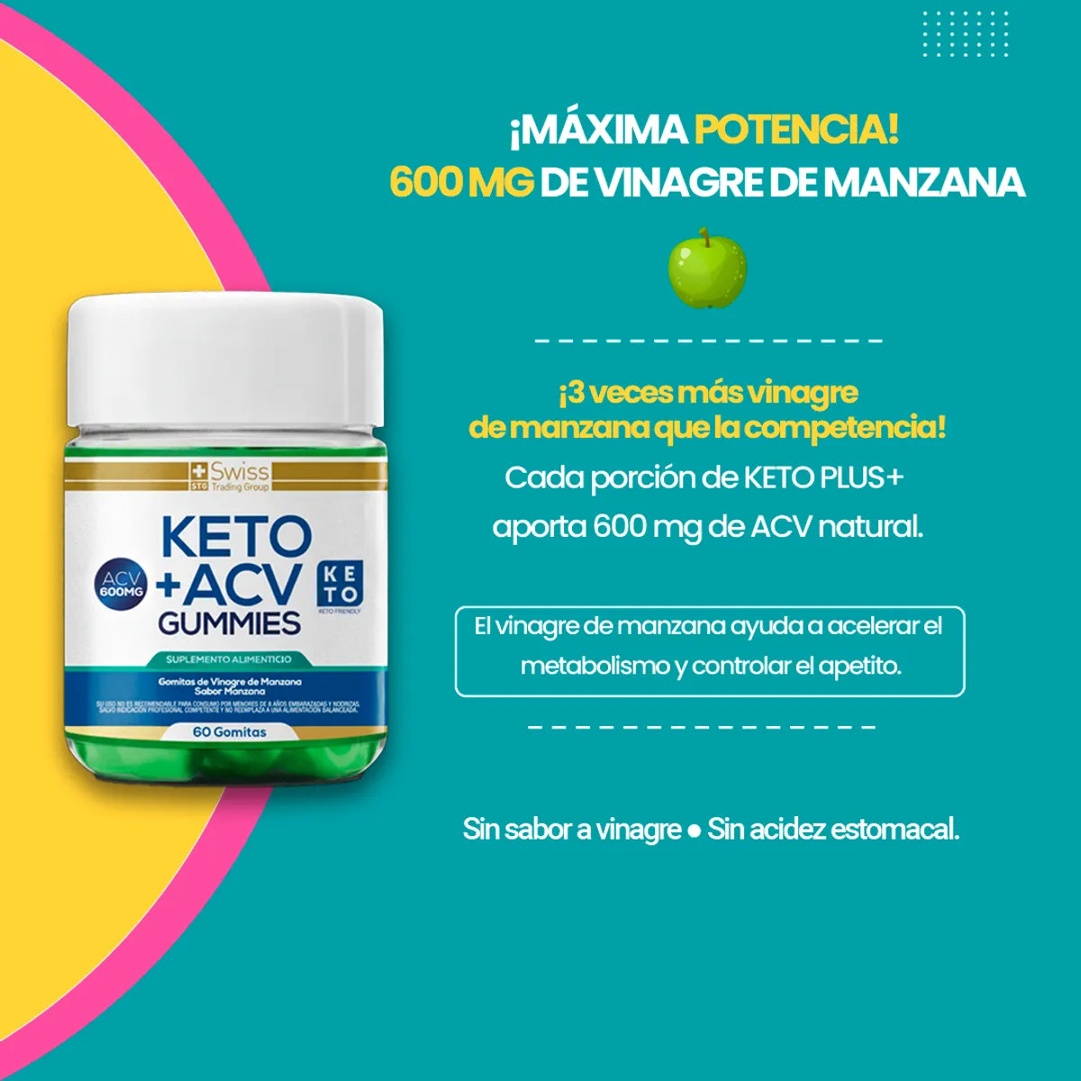Keto Plus Gomitas Vinagre De Manzana