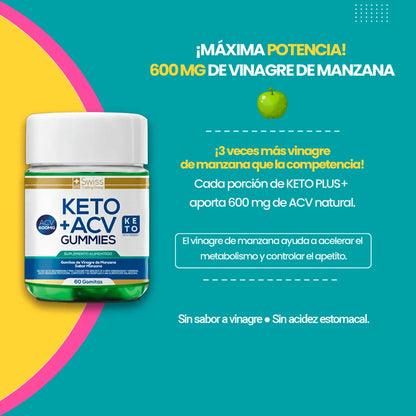 Keto Plus Gomitas Vinagre De Manzana