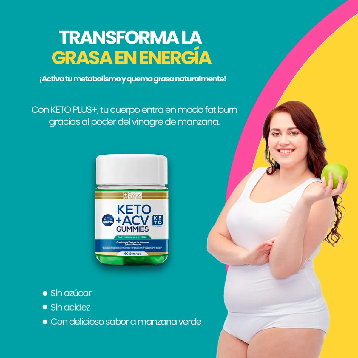 Keto Plus Gomitas Vinagre De Manzana